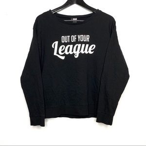 NWOT Divided Crewneck Black Sweatshirt